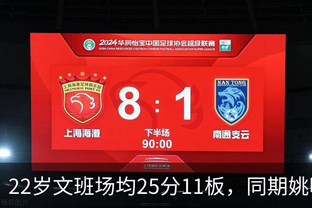 22岁文班场均25分11板，同期姚明13+8，那鲨鱼邓肯霍华德呢？